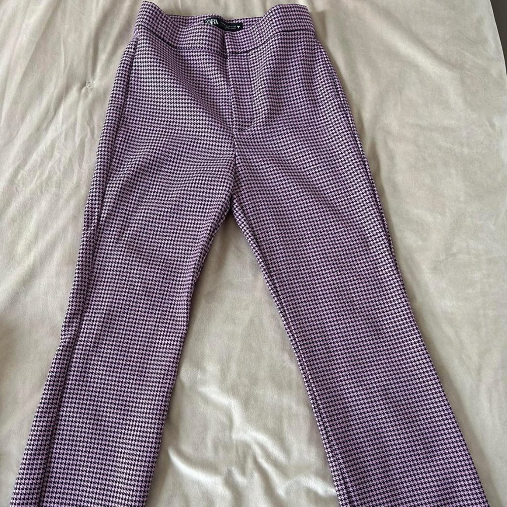 Pink and Black Zara Pants